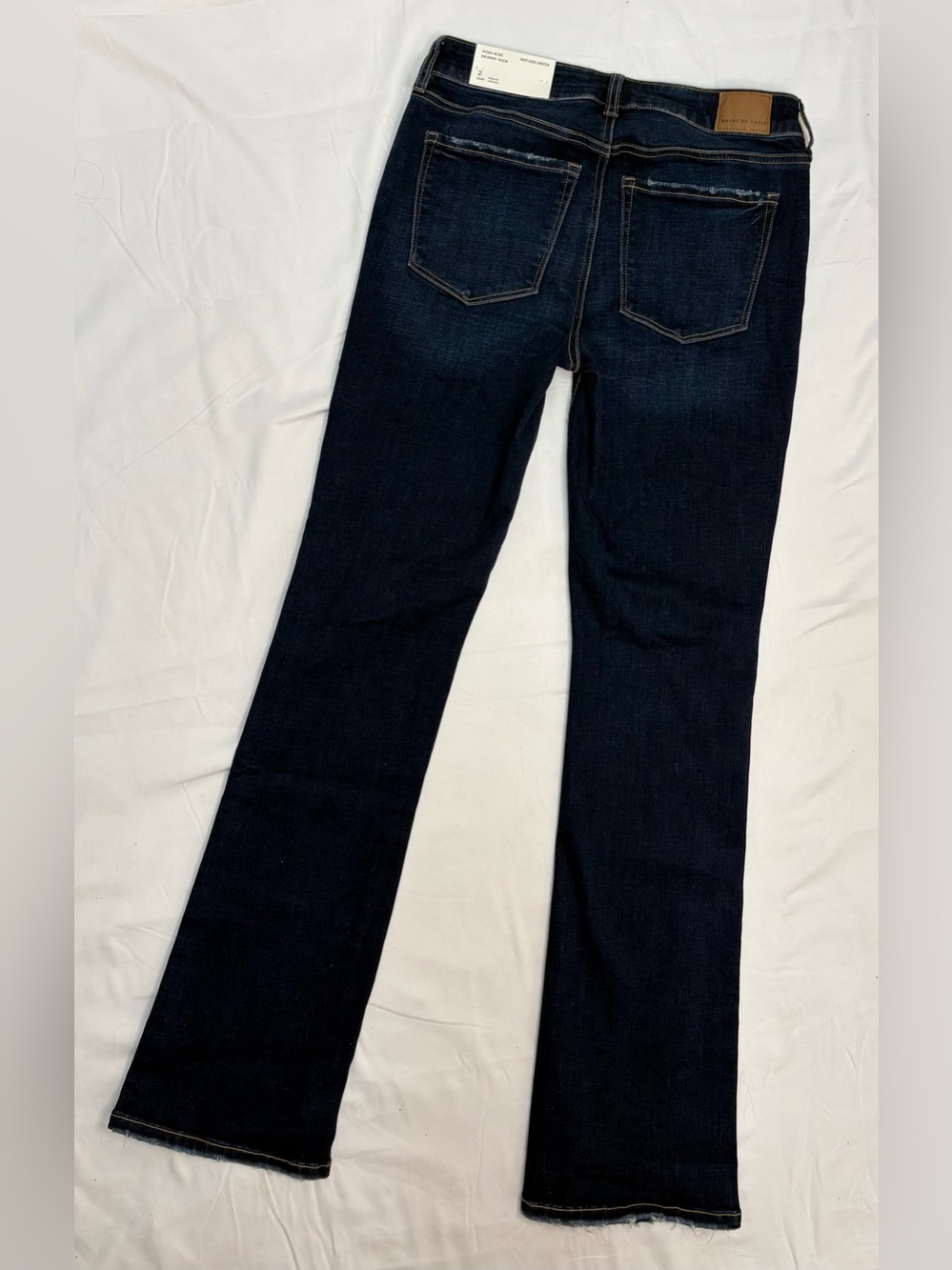 NWT American Eagle High Rise Skinny Kick Flare Jeans Size 2 26W - Picture 2 of 10